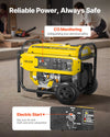 Vevor 7000W/9625W Generator Gasoline 30A 120V/240V with Electric Start CO Sensor New