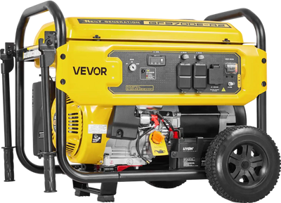 Vevor 7000W/9625W Generator Gasoline 30A 120V/240V with Electric Start CO Sensor New