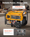 Vevor 3600W/4650W Generator Dual Fuel Gas Liquid Propane 30A Electric Start CO Sensor New
