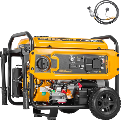 Vevor 3600W/4650W Generator Dual Fuel Gas Liquid Propane 30A Electric Start CO Sensor New