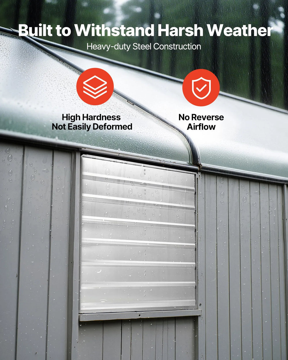 Vevor Shutter Exhaust Fan 30" Wall Mounted Ventilation with 6900 CFM New