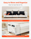Vevor Modular Sofa 3-Seater 100" with Hidden Storage New