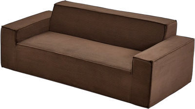 Vevor Sofa Couch 83-inch 3-Seater Corduroy with Memory Foam New