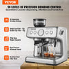 Vevor Espresso Machine 15 Bar Coffee Maker with Grinder & Milk Frother Steam Wand New