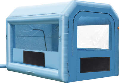 Vevor Inflatable Paint Booth 13.1' x 9.8' x 9' with 750W Blower & Air Filter System New