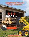Vevor Skid Steer Pallet Frame 45" with 2" Hitch Receiver 4,000 lb. Capacity New