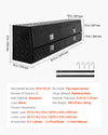 Vevor Truck Tool Box 81.5" x 13" x 21" with Dual Drawers Flip Up Door Aluminum New