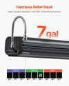 Vevor Roof Rack Water Tank 7 Gallon with Showerhead Splash-Guard Panels New