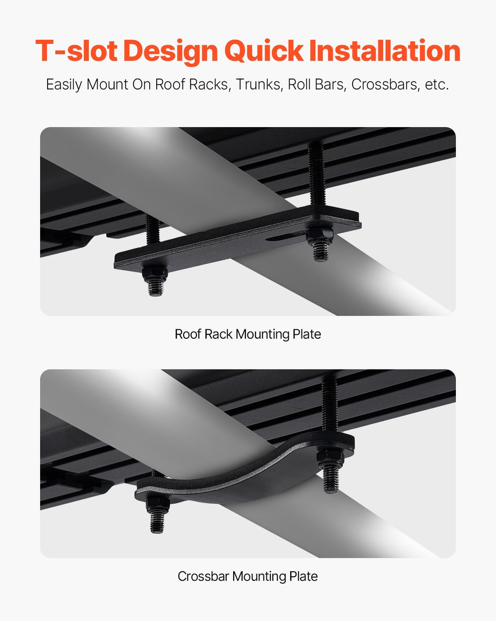Vevor Roof Rack Water Tank 7 Gallon with Showerhead Splash-Guard Panels New