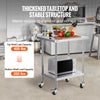 Vevor Work Table 24" x 30" Stainless Steel Food Prep Table with Casters New