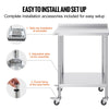 Vevor Work Table 24" x 30" Stainless Steel Food Prep Table with Casters New