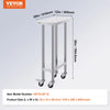 Vevor Stainless Steel Work Table 24" x 12" Mobile Food Prep Table New