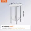 Vevor Prep Table Stainless Steel 24" x 18" Commercial Worktable New