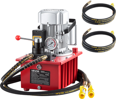 Vevor Hydraulic Pump Electric Driven 10,000 PSI Double Acting Manual Valve 750W 120V New