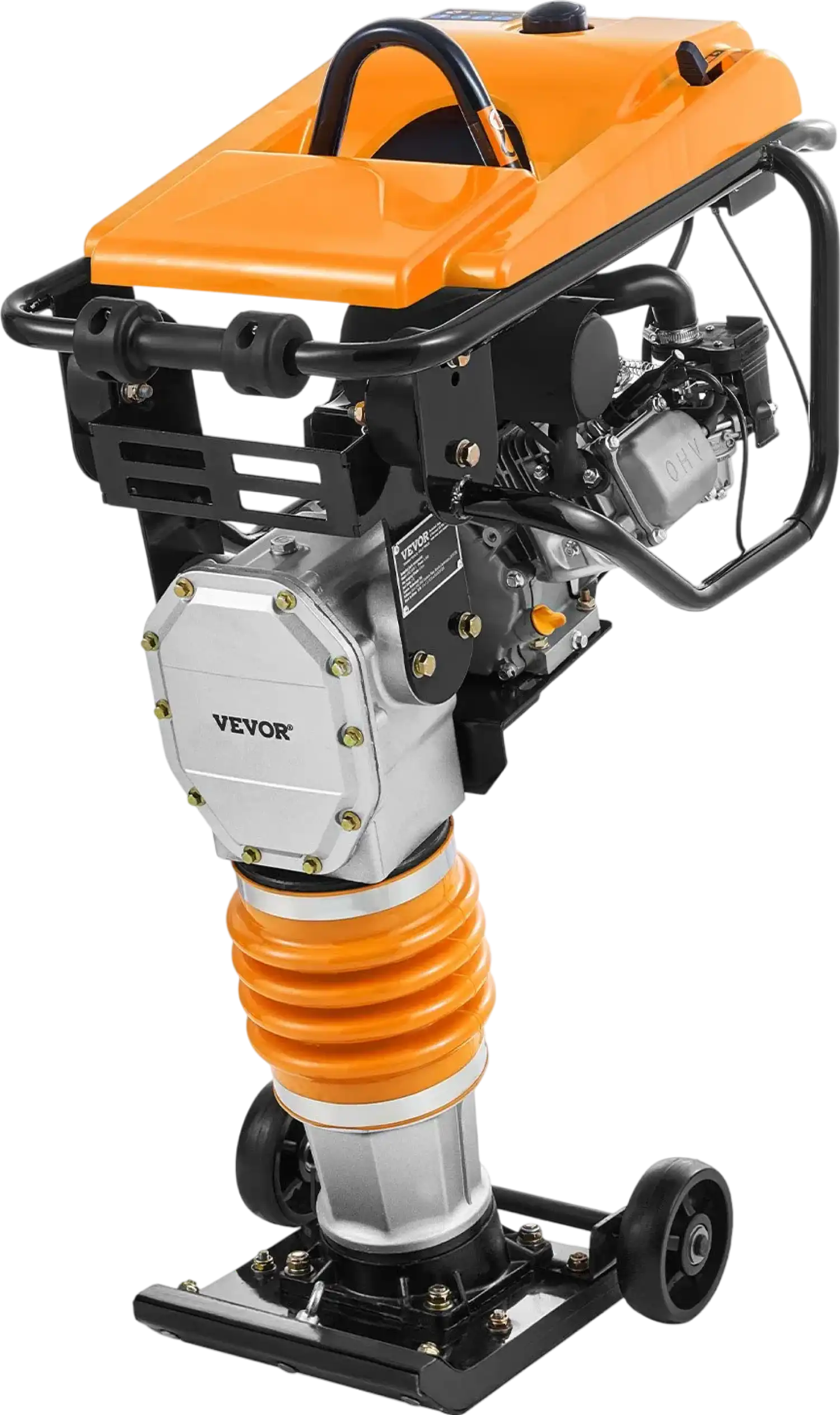 Vevor Plate Compactor Single Spring 6.5 HP Tamper 3600 lbs Impact Force 26