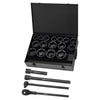 Vevor Impact Socket Set 21 Piece SAE 1-5/8 to 3-1/8 in. with Extension Bars 24 in. Ratchet New