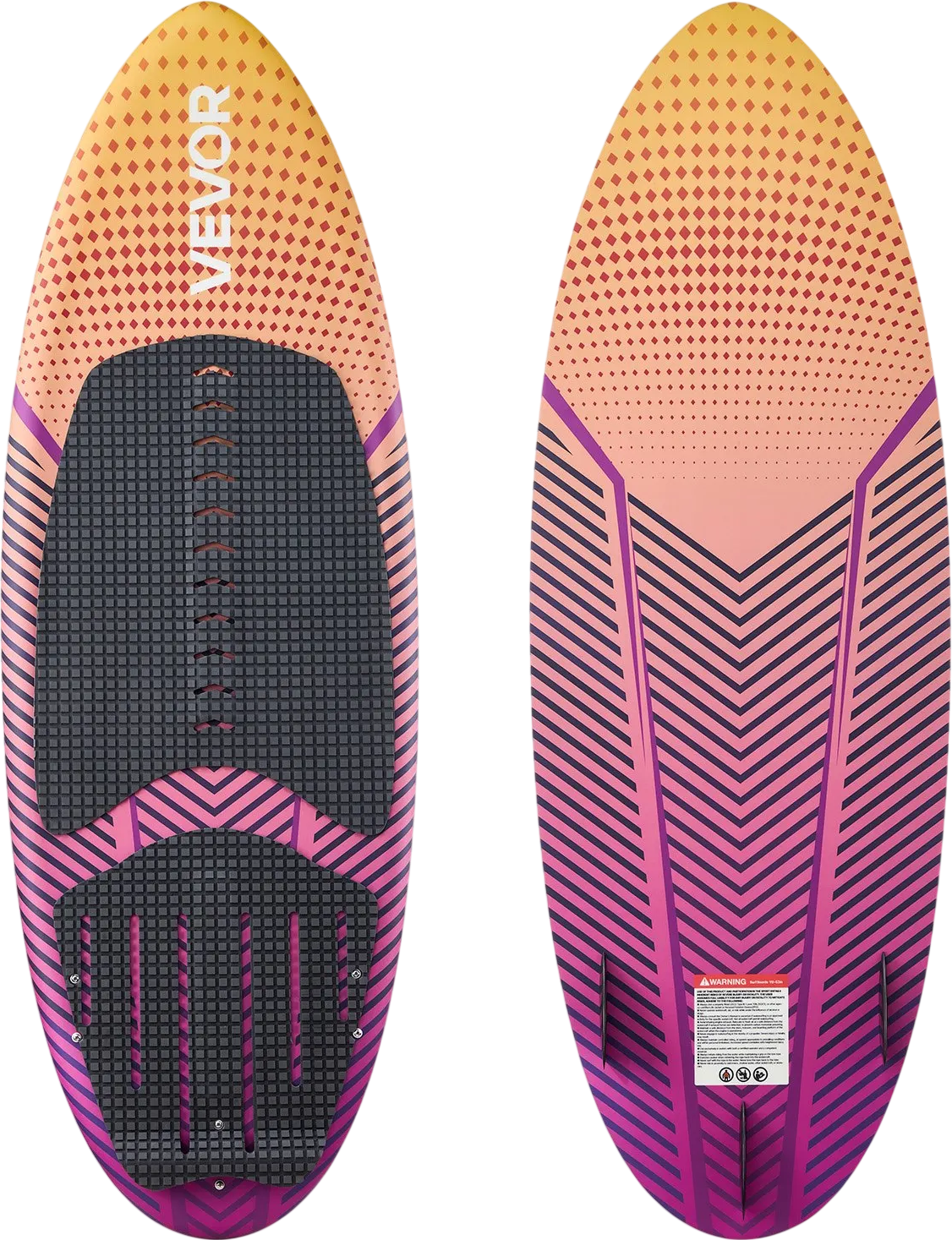Vevor Wakesurf Board 63 in. with Non-Slip Pad 3 Tail Fins New