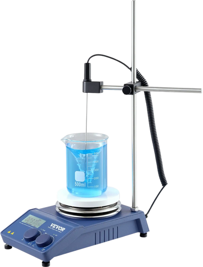 Vevor Magnetic Stirrer Hot Plate Max 644°F 0-1500 RPM 20L Capacity 650W New