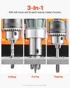 Vevor Magnetic Drill Press 1450W 800 RPM with 2 Coring Bits New