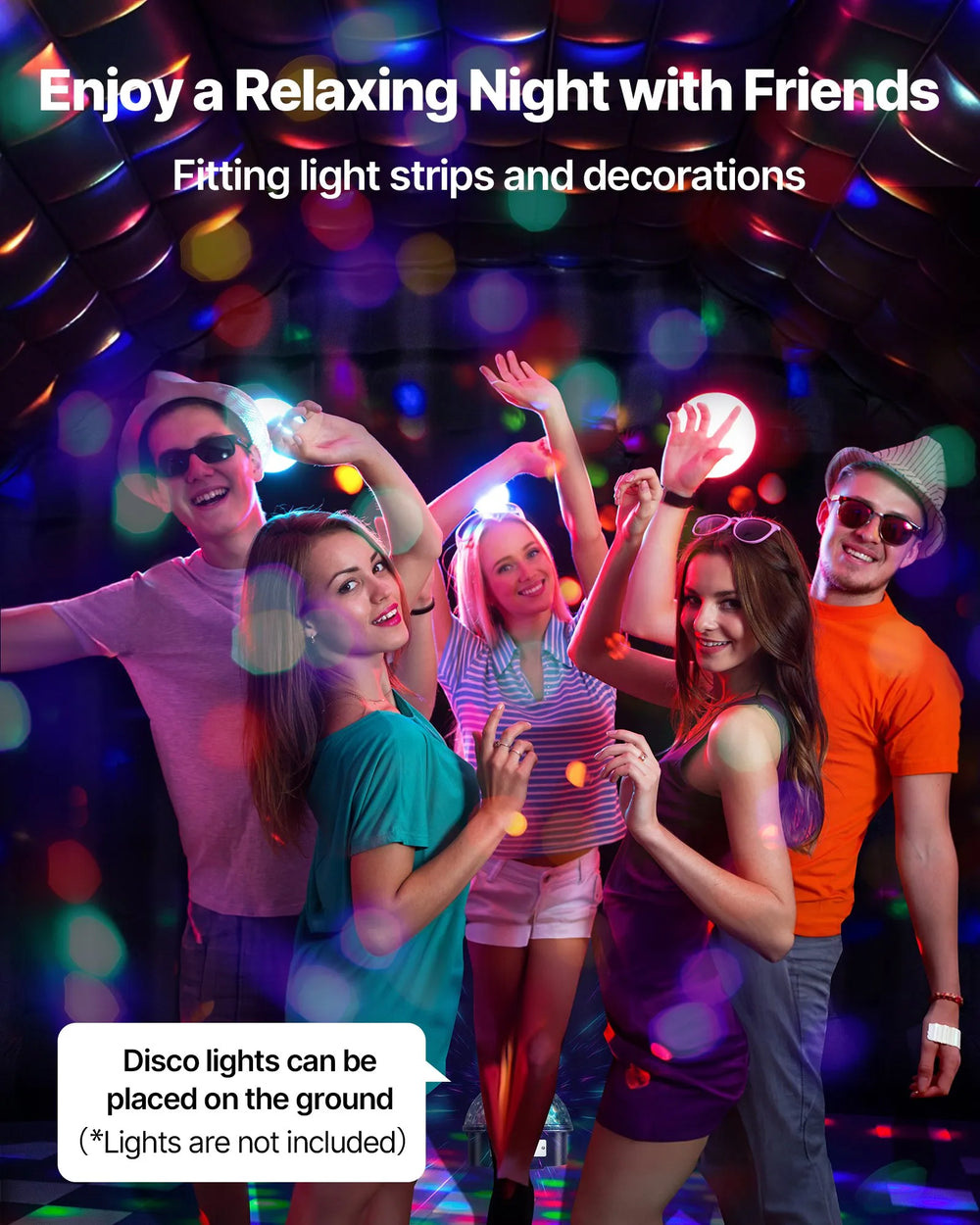 Vevor Inflatable Nightclub 16.4' x 13.1' x 12.5' Blow-Up Party Tent 215 Sq Ft 680W Blower New