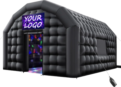 Vevor Inflatable Nightclub 16.4' x 13.1' x 12.5' Blow-Up Party Tent 215 Sq Ft 680W Blower New