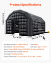 Vevor Inflatable Nightclub 17.7' x 16.4' x 13.9' Blow-Up Party Tent 291 Sq Ft 680W Blower New