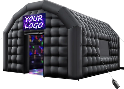 Vevor Inflatable Nightclub 17.7' x 16.4' x 13.9' Blow-Up Party Tent 291 Sq Ft 680W Blower New