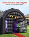 Vevor Inflatable Nightclub 19.7' x 16.4' x 12' Blow-Up Party Tent 323 Sq Ft 680W Blower New