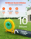 Vevor Inflatable Nightclub 26.2' x 19.7' x 13.1' Blow-Up Party Tent 517 Sq Ft Waterproof 1100W Blower New