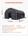 Vevor Inflatable Nightclub 29.5' x 19.7' x 13.1' Blow-Up Party Tent 581 Sq Ft Waterproof 1100W Blower New