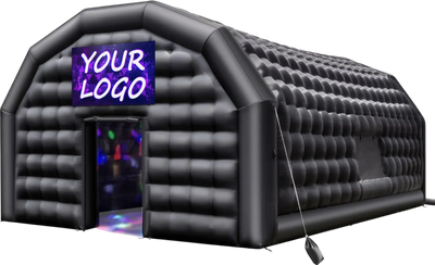 Vevor Inflatable Nightclub 29.5' x 19.7' x 13.1' Blow-Up Party Tent 581 Sq Ft Waterproof 1100W Blower New