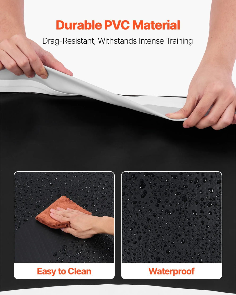 Vevor Inflatable Training Mat 10 x 10 ft. with 600W Air Pump New