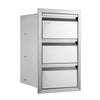 Vevor Outdoor Kitchen Drawers 14.7" x 25.4" x 18.7" Box Frame Style Stainless Steel New