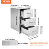 Vevor Outdoor Kitchen Drawers 16" x 28.5" x 20.5" Box Frame Style Stainless Steel New