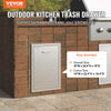 Vevor Outdoor Kitchen Drawer 16" x 16" x 24.4" Stainless Steel Pull Out New