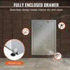 Vevor Pull Out Trash Drawer Stainless Steel for Outdoor Kitchen 17.7" x 22.8" New