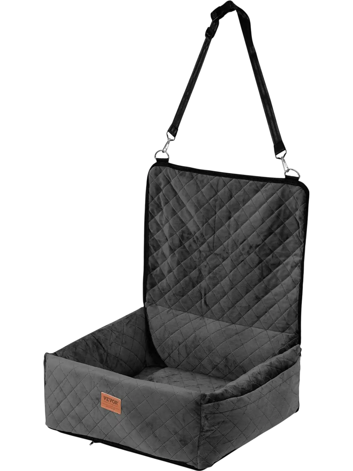 Vevor Dog Car Seat Booster Seat for Small & Medium Dogs up to 40 lbs Black New