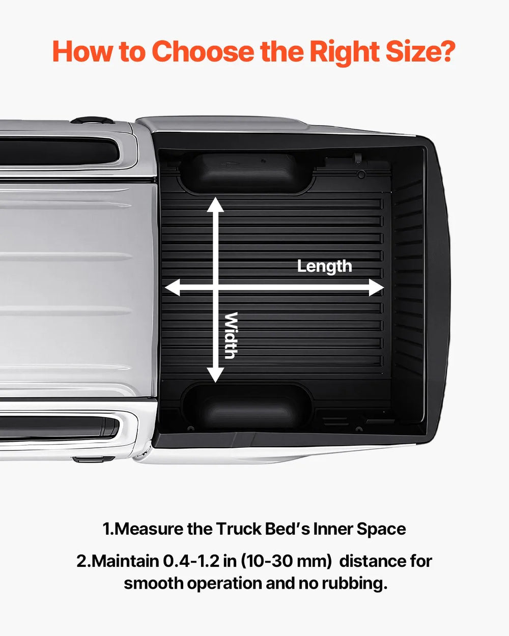 Vevor Truck Bed Organizer 63" x 47" Slide-Out Tray 1,000 lb. Capacity New