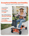 Vevor Mobility Scooter 4 Wheel Foldable 265 lbs Capacity 48V 5 MPH 17.4 Mile Range New