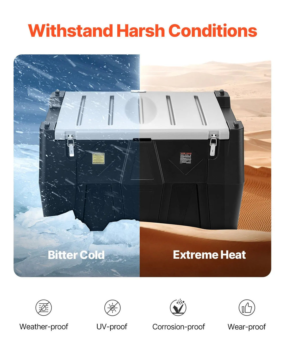 Vevor Portable Diesel Fuel Tank with Electric Transfer Pump 128 Gal. Capacity 10 GPM Flow Rate New
