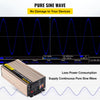 Vevor Pure Sine Wave Inverter 2000W DC 12V to AC 110V with LED Display and USB Port New