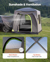 Vevor SUV Camping Tent Dual-Use 10' x 8' Waterproof 5-8 Person New