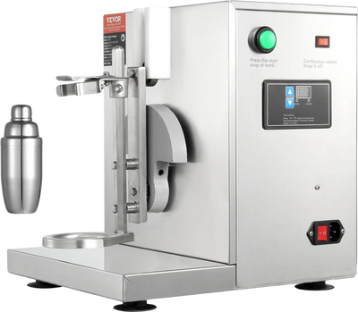 Vevor Milk Tea Shaker Machine 120W Single Head Mixer with Adjustable Timer 0-180s New