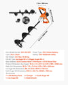 Vevor Electric Ice Auger 2-in-1 with 8" Ice & Earth Drill Bit 20V Li-Ion New