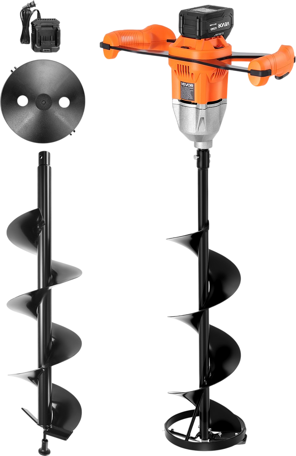 Vevor Electric Ice Auger 2-in-1 with 8