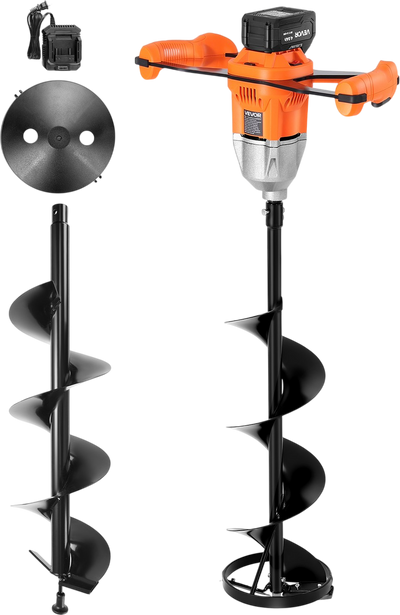 Vevor Electric Ice Auger 2-in-1 with 8