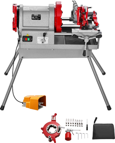 Vevor Electric Pipe Threader Machine 2-Speed 900W for 1/2