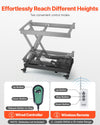 Vevor Electric Lift Table 28" Single Scissor Lifting Platform 330lbs Capacity New