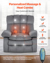 Vevor Power Recliner Chair with Lift to Stand Heat and Massage Dual Motor New