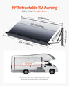 Vevor RV Awning 19 Ft. Replacement Electric Open/Close for DC12V Vehicles New